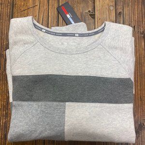 Tommy Hilfiger Sport Women's Logo Pieced Crew Sweatshirt